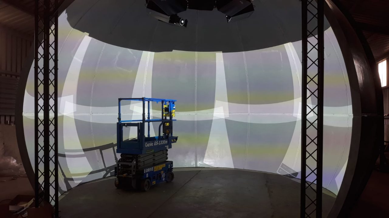 18-Channel Projector Setup